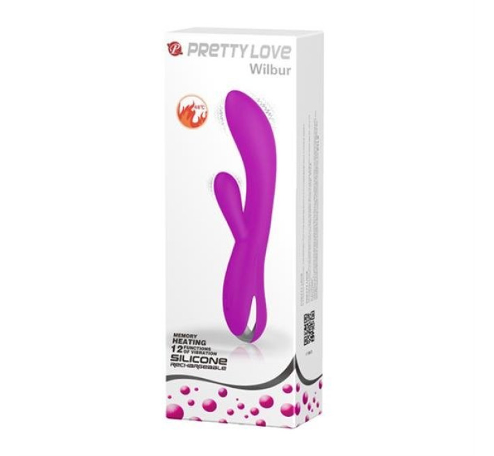 Вібратор Pretty Love Wilbur Vibrator Pink With Heating