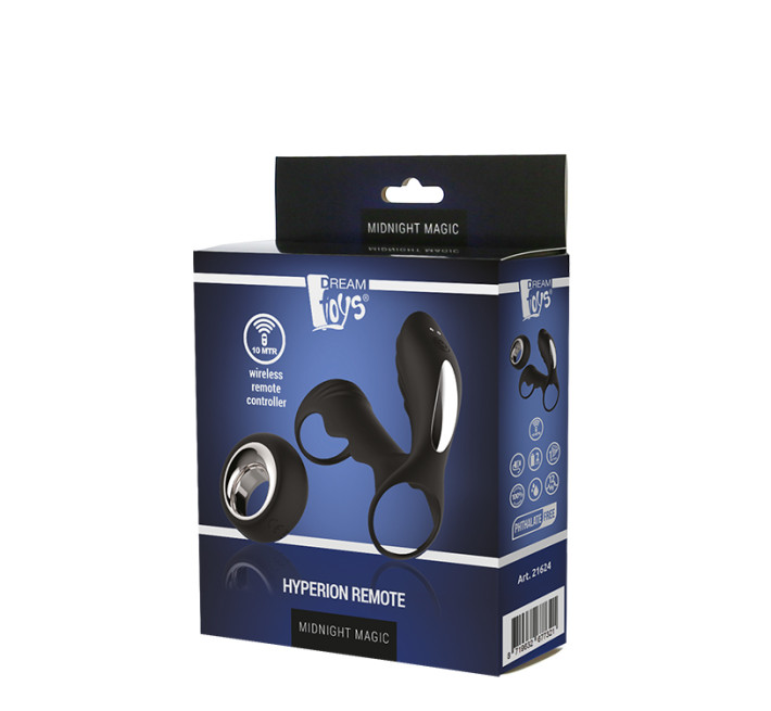 Вибростимулятор для пар Dreamtoys Midnight Magic Hyperion Remote