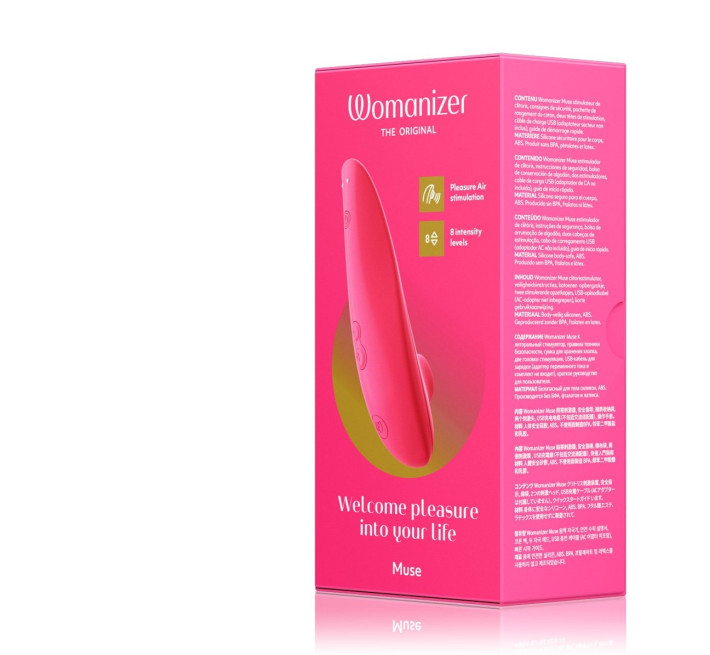 Вакуумный стимулятор клитора Womanizer Muse Pink Rose