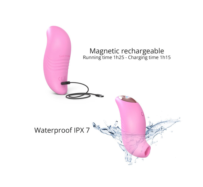 Вакуумний кліторальний стимулятор Love To Love BELIEVER – PINK PASSION