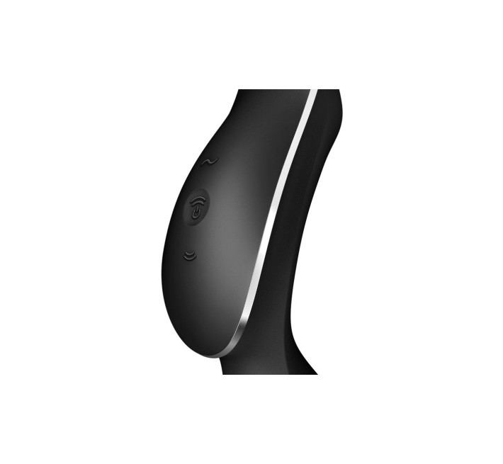 Вакуумный стимулятор с вибрацией Satisfyer Curvy Trinity 2 Black