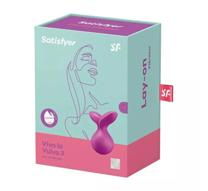 Мінівібромасажер Satisfyer Viva la Vulva 3 Violet