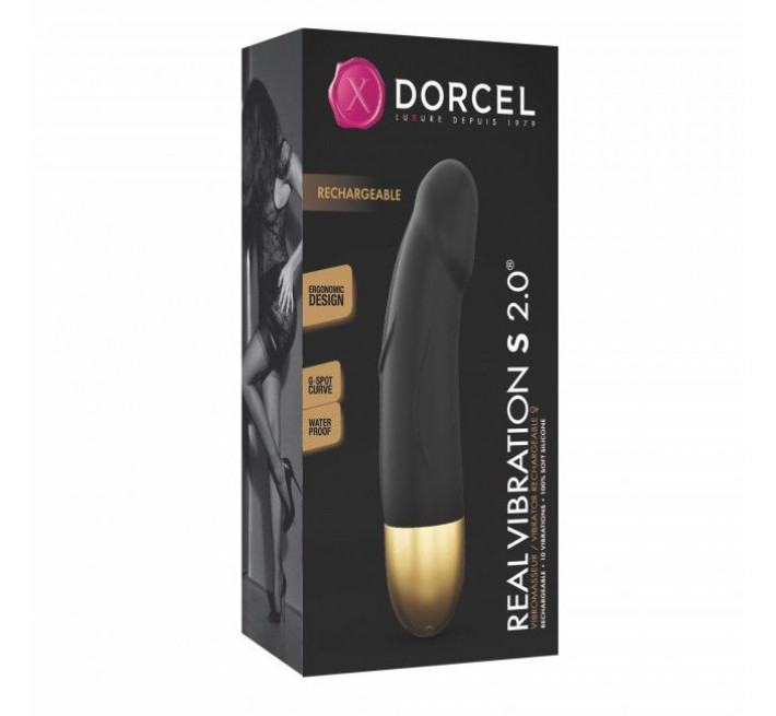 Вибратор Marc Dorcel Real Vibration S 2.0 Золотой