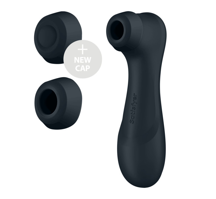 Вакуумный клиторальный стимулятор Satisfyer Pro 2 Generation 3 with Liquid Air Connect App Dark Grey