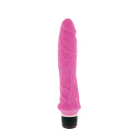 Вібромасажер Dreamtoys Purrfect Silicone Classic 8,5 inch Рожевий