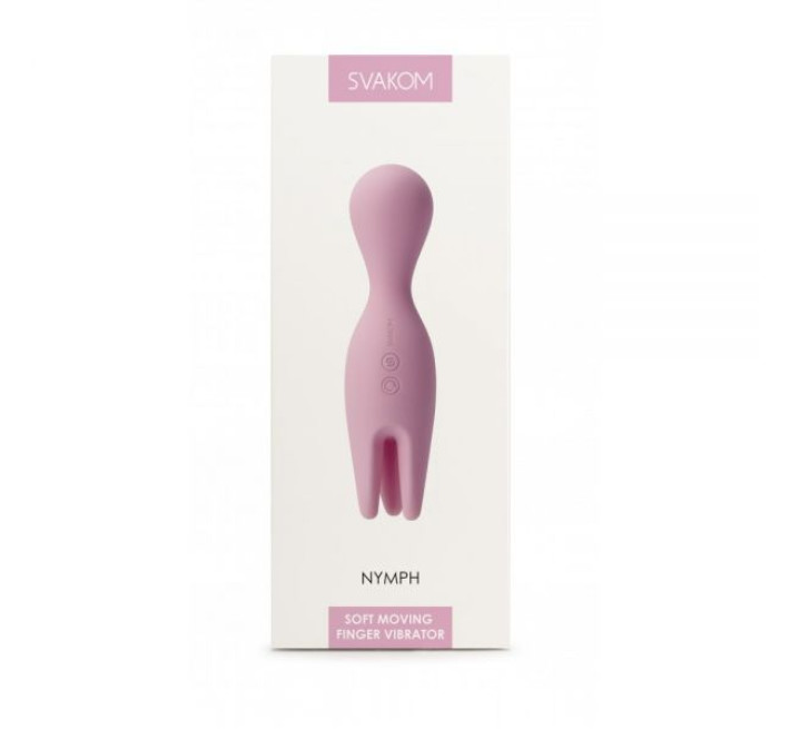 Вібромасажер з рухомими щупальцями Svakom Nymph Рожевий