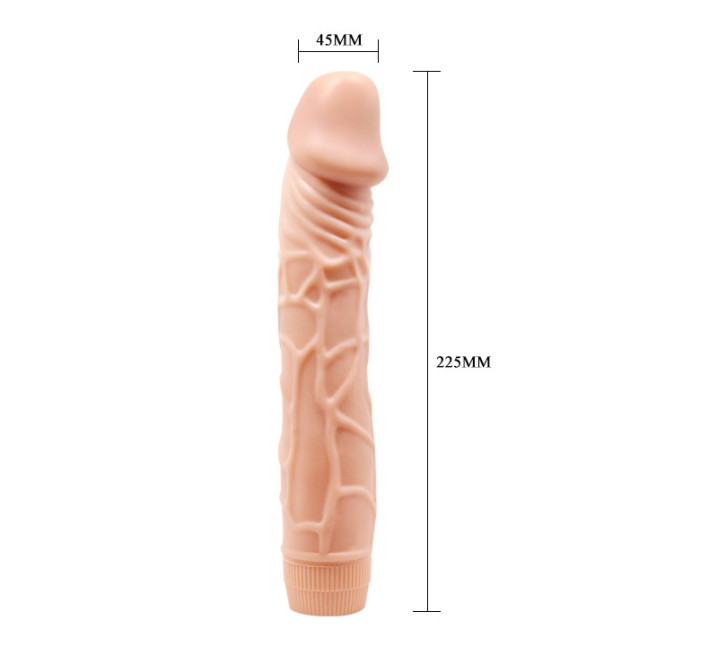Реалистичный вибратор LyBaile Barbara Bob Dildo Vibrator Телесный