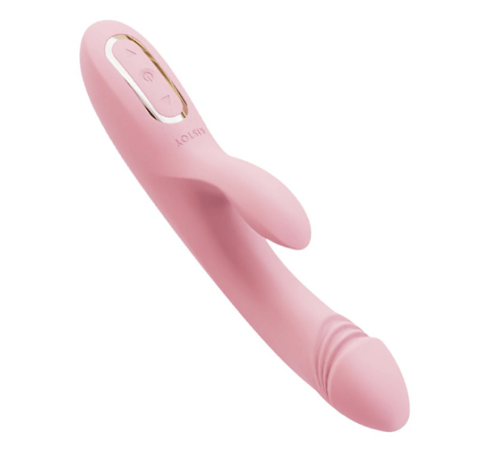 Вібратор-кролик з підігрівом KISTOY Katy