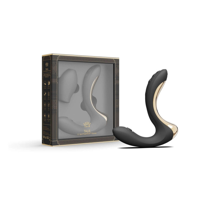 Вібратор-пульсатор з вакуумною насадкою Zalo – Talis G-Spot PulseWave Vibrator Obsidian Black