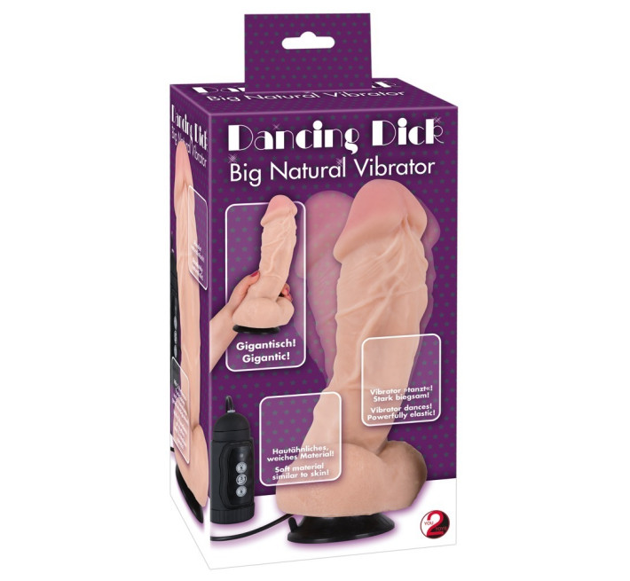 Реалістичний вібратор You2Toys Dancing Dick Тілесний