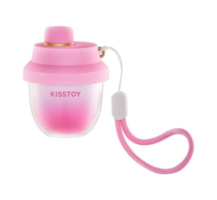 Вакуумний стимулятор-брелок KISSTOY Kiss Pods, 5 рівнів інтенсивності + Turbo-режим, 2 насадки