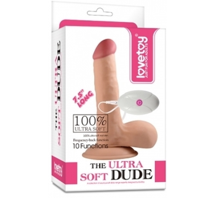 Вібратор The Ultra Soft Dude LoveToy Vibrating LVTOY148