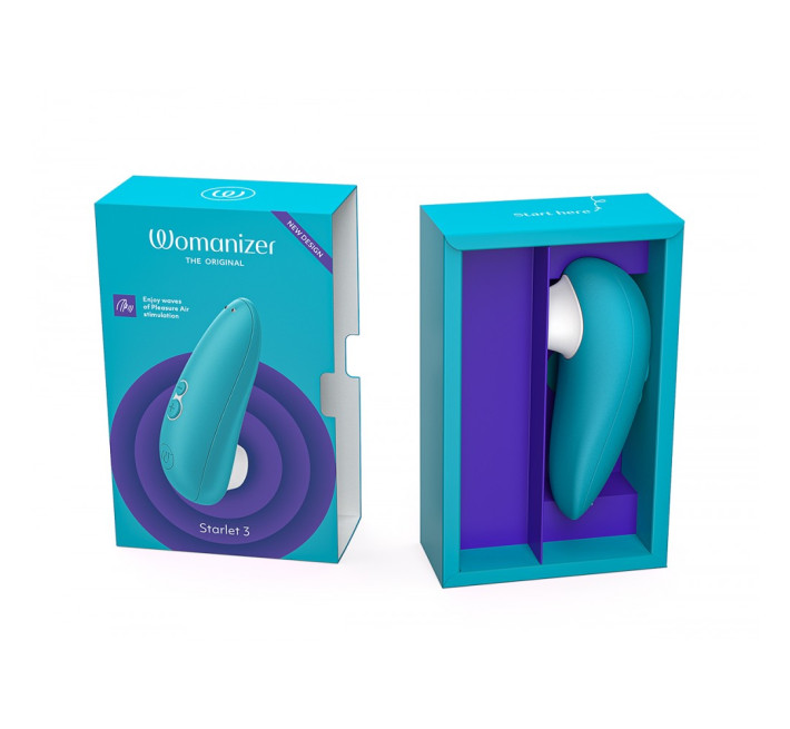 Вакуумный стимулятор клитора Womanizer Starlet 3 Turquoise