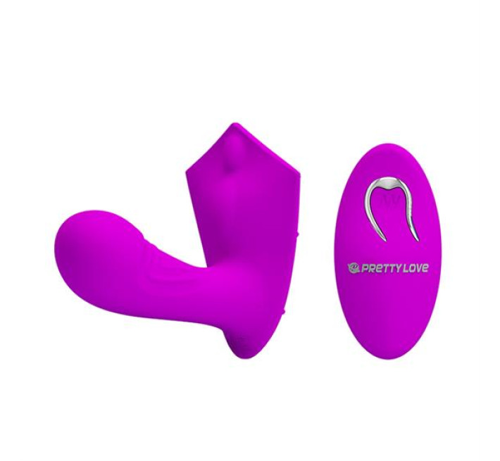 Вібратор Pretty Love Willie G-Spot Vibrator Purple