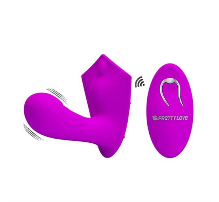 Вібратор Pretty Love Willie G-Spot Vibrator Purple