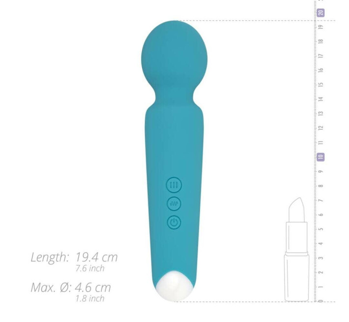 Вибромассажер Cala Azul – Maria Wand Vibrator, 10 режимов, регулировка интенсивности