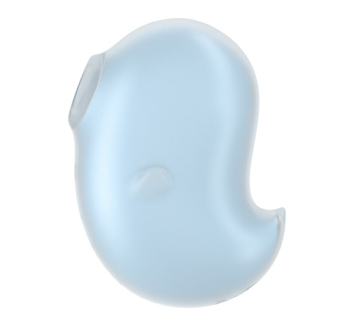 Вакуумний кліторальний стимулятор з вібрацією Satisfyer Cutie Ghost Blue