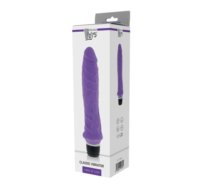 Вибратор Dreamtoys Purrfect Silicone Classic 8.5inch Фиолетовый