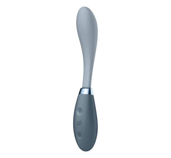 Вібратор Satisfyer G-Spot Flex 3 Grey, гнучкий стовбур із фіксацією положення