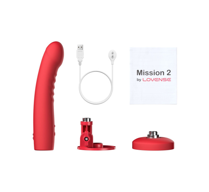 Дилдо з вібрацією Lovense Mission 2 Vibrating suction cup dildo