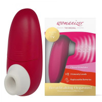 Вакуумний стимулятор клітора Womanizer Mini Red Wine