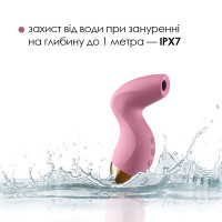 Вакуумний кліторальний стимулятор Svakom Pulse Pure Pale Pink, 5 режимів, 5 інтенсивностей у кожному Вакуумний кліторальний стимулятор Svakom Pulse Pure Pale Pink, 5 режимів, 5 інтенсивностей у кожному