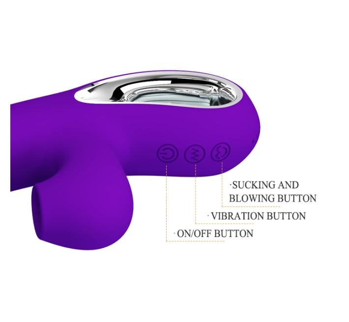 Вібратор Pretty Love Jersey Clitoral Massager Purple