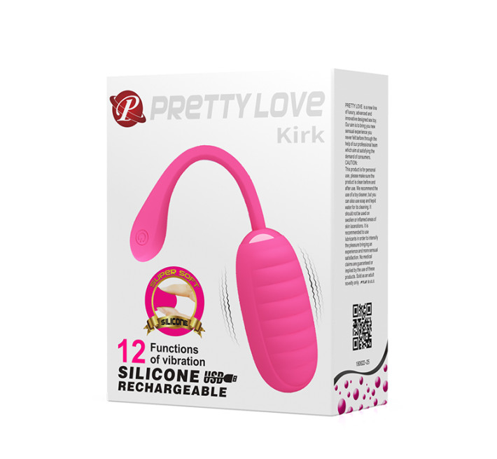 Віброяйце Pretty Love Kirk Рожеве