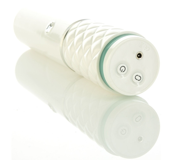 Роскошный вибратор-пульсатор с присоской Pillow Talk Feisty Thrusting Vibrator Бирюзовый