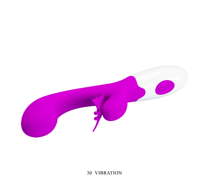 Вибратор Pretty Love Butterfly Kiss Vibrator Purple