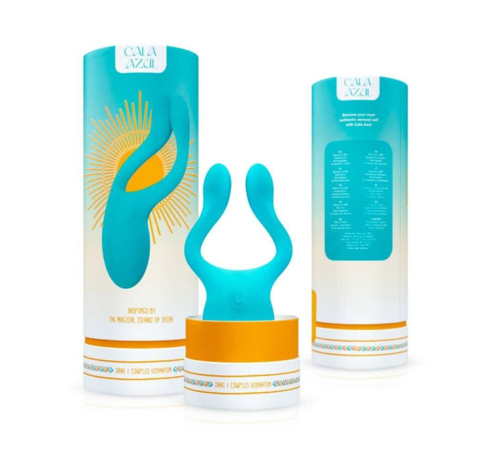 Універсальний вібратор для пар Cala Azul – Dani Couples Toy, 10 режимів