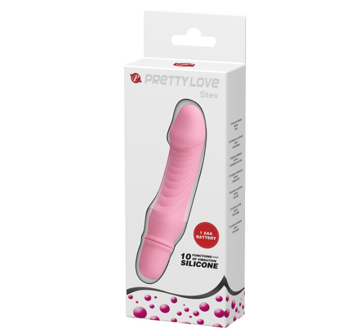Вибратор Pretty Love Stev Vibrator Light Pink
