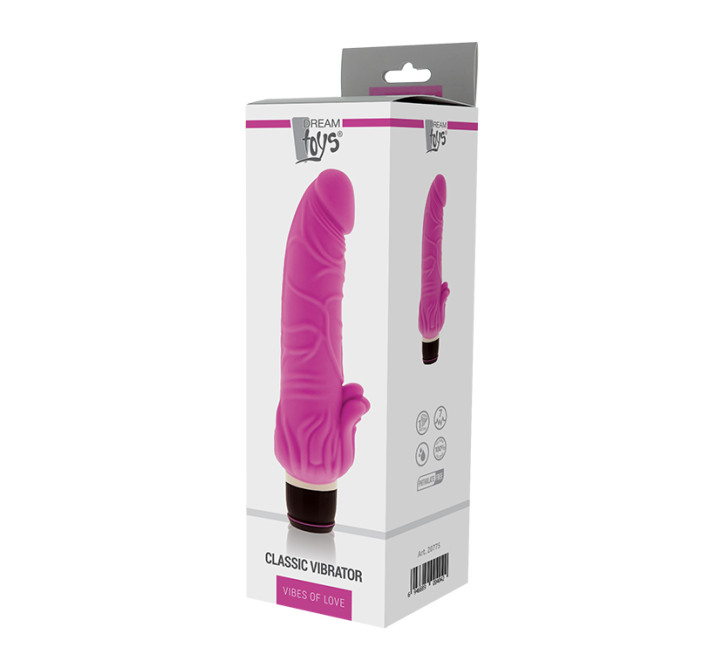 Вибратор Dreamtoys Purrfect Silicone Classic 7inch Розовый