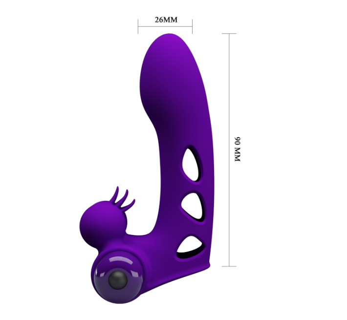 Насадка на палець Pretty Love Orlando Honey Finger Vibrator Purple