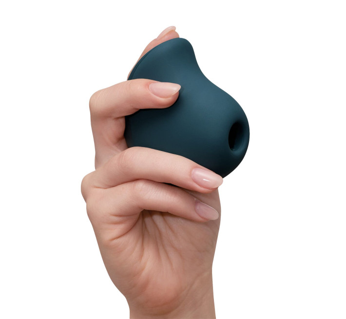 Вакуумный стимулятор Fun Factory MEA velvet green, уникальные режимы, функция посторгазм