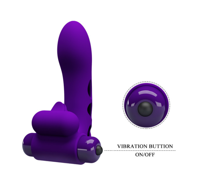 Насадка на палець Pretty Love Orlando Honey Finger Vibrator Purple