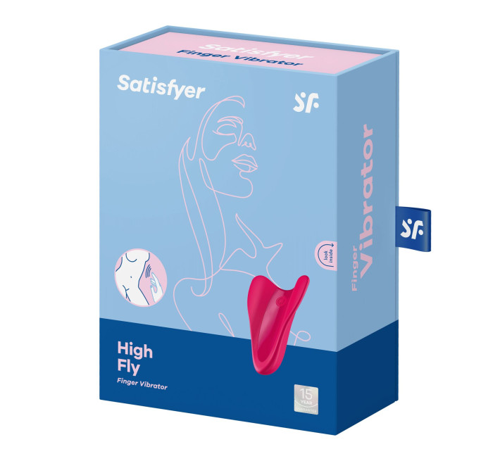 Вібратор на палець Satisfyer High Fly Червоний