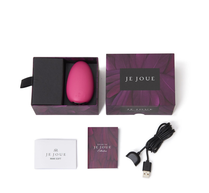 Преміум вібромасажер Je Joue - Mimi Soft Fuchsia, м'який кінчик, глибока вібрація, 12 режимів
