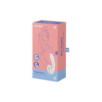 Вакуумний вібратор Satisfyer Supernova White, 2 положення ствола