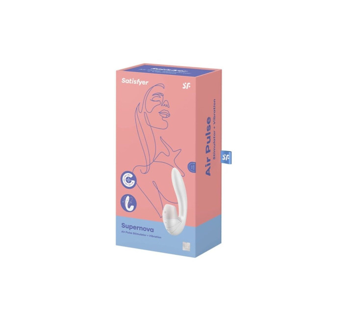 Вакуумный вибратор Satisfyer Supernova White, 2 положения ствола