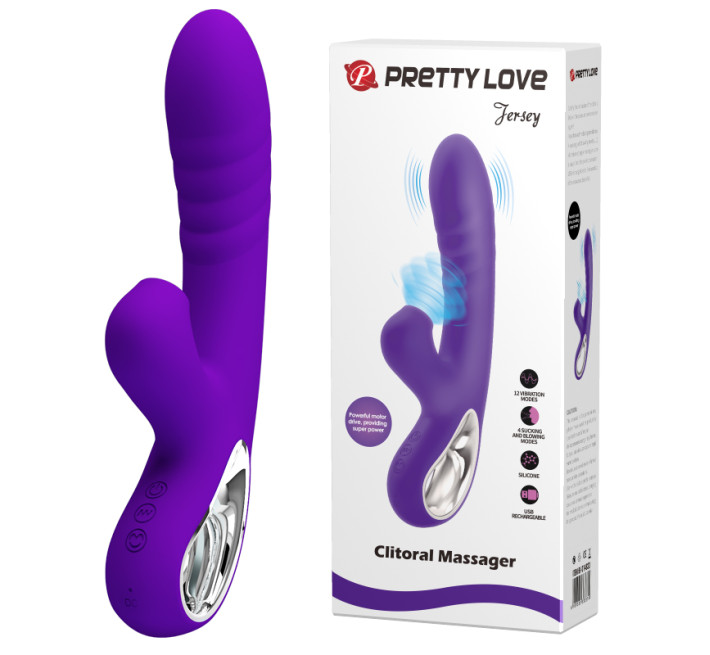 Вібратор Pretty Love Jersey Clitoral Massager Purple