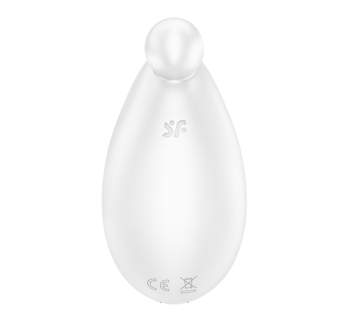 Вібратор для зовнішньої стимуляції Satisfyer Spot On 2 White, дуже потужний, гнучкий відросток