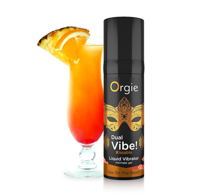 Рідкий вібратор Orgie Секс на пляжі DUAL VIBE! 15 мл