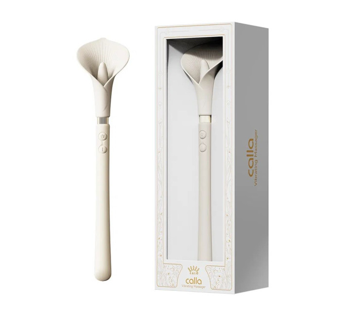 Вибромассажер Zalo — Calla Ivory White