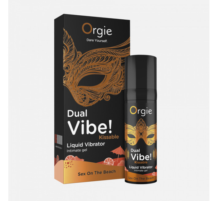 Рідкий вібратор Orgie Секс на пляжі DUAL VIBE! 15 мл