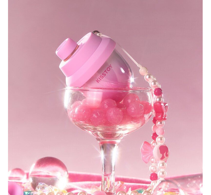 Вакуумний стимулятор-брелок KISSTOY Kiss Pods, 5 рівнів інтенсивності + Turbo-режим, 2 насадки