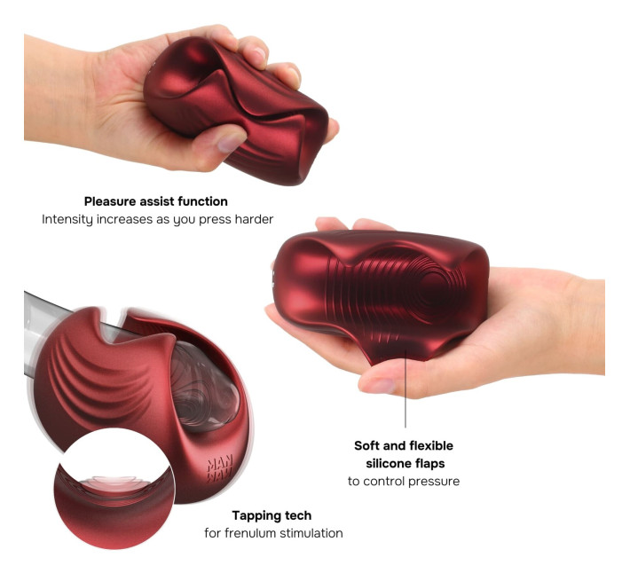 Мастурбатор Manwan SUB.ONE Velvet Red