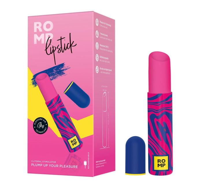 Вакуумный клиторальный стимулятор Romp Lipstick