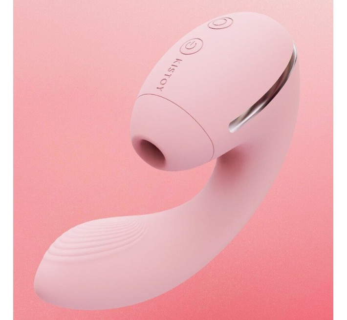 Вакуумный вибратор Kistoy Tina Mini Розовый