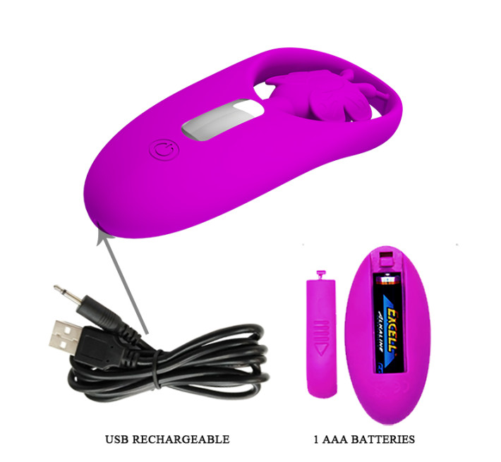 Клиторальный стимулятор Pretty Love Dancing Butterfly Stimulator Purple